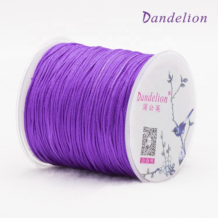 1.2mm Nylon Lanyard Braided Jewelry Cord Beading Thread Jewelry Accessories Bracelet Necklace Material 21 Colors