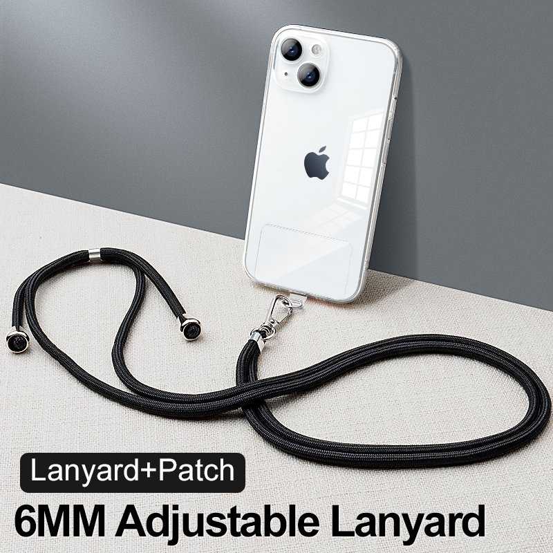 Cell Phone Lanyard Mobile Phone Strap Charm Chain Crossbody Adjustable Terylene Neck Compatible with Full Smartphone Straps