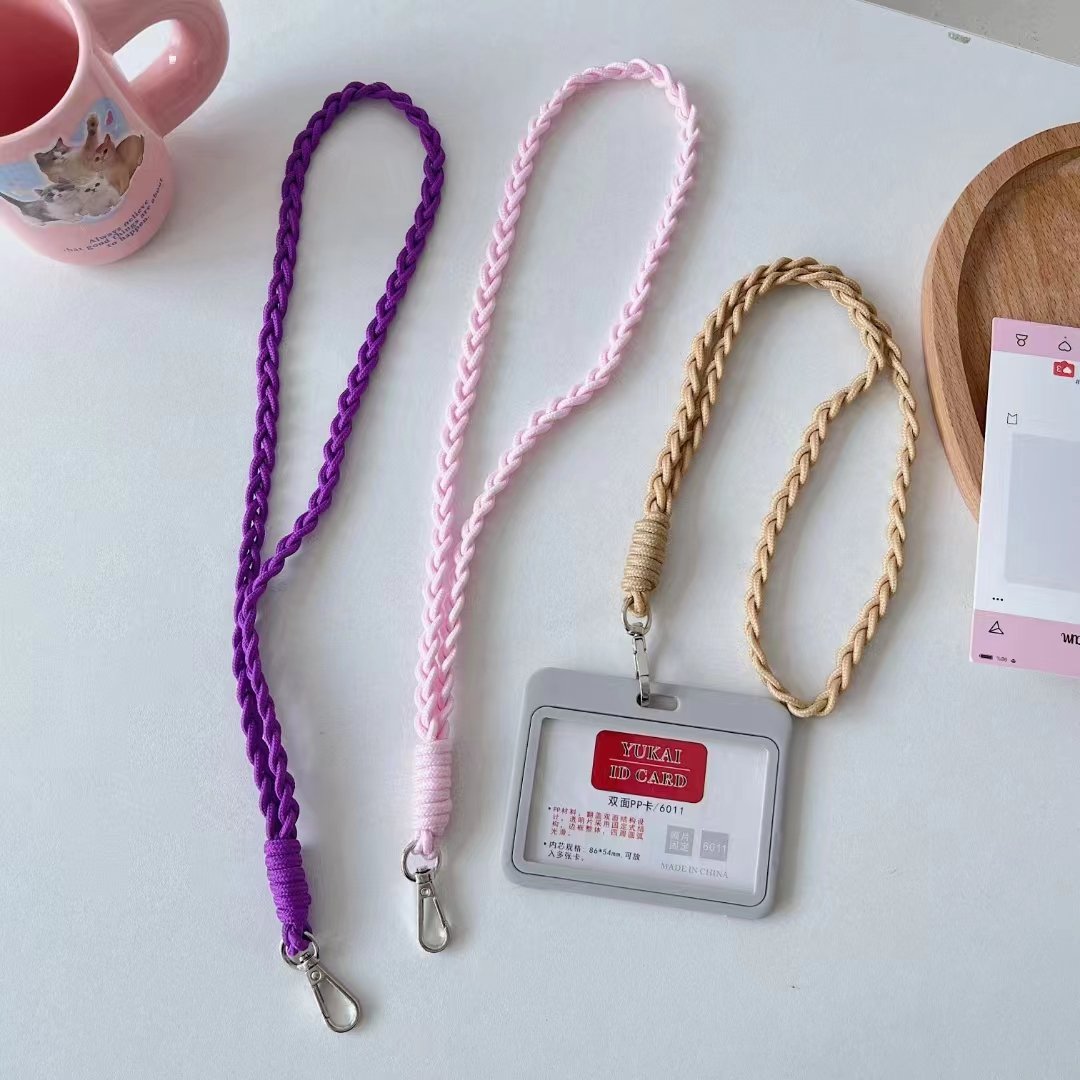 Creative Simple Female Personality Inclined Chain Mobile Phone Hanging Rope General Mobile Phone Case Strap