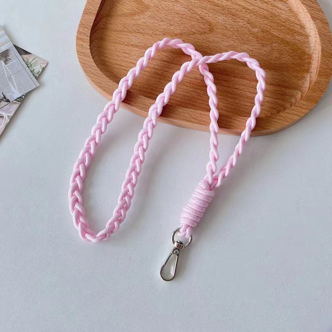 Creative Simple Female Personality Inclined Chain Mobile Phone Hanging Rope General Mobile Phone Case Strap
