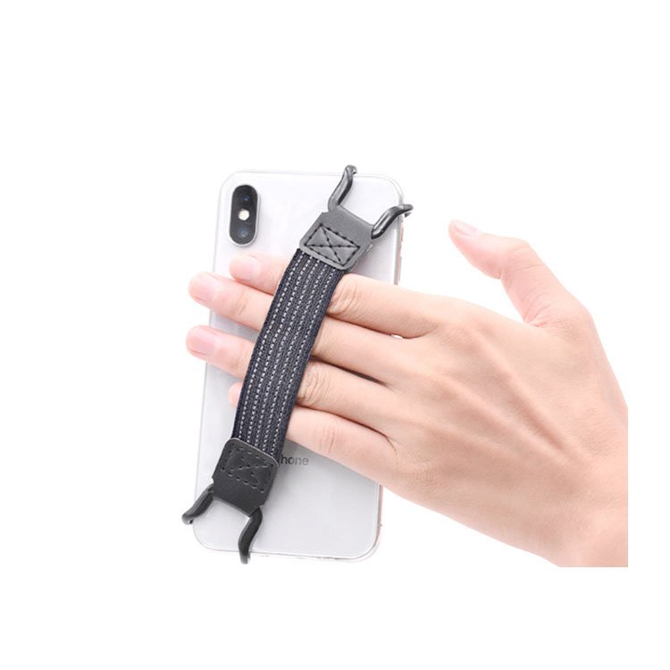 Smartphones Universal Non-slip Handheld Strap Holder Mobile Phone Security Elastic Hand Strap for 5.2-5.7inch