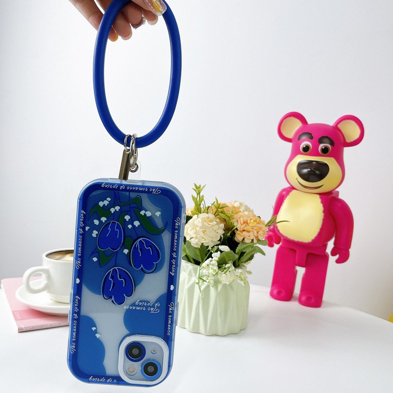 Universal Anti-Lost Bracelet Hanging Ring Mobile Phone Lanyard Strap For iPhone Xiaomi Samsung Keychain