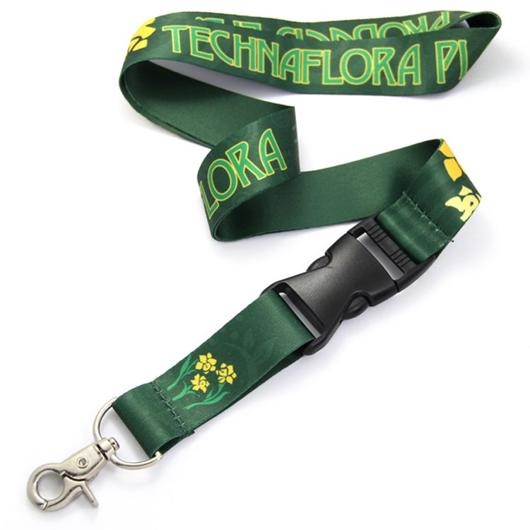 Customizable Logo Design Nylon Woven Sublimation Keychain Lanyards Strap Mobile Phone Lanyard For Mobile Phone