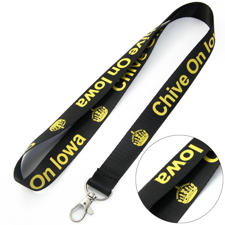 Customizable Logo Design Nylon Woven Sublimation Keychain Lanyards Strap Mobile Phone Lanyard For Mobile Phone