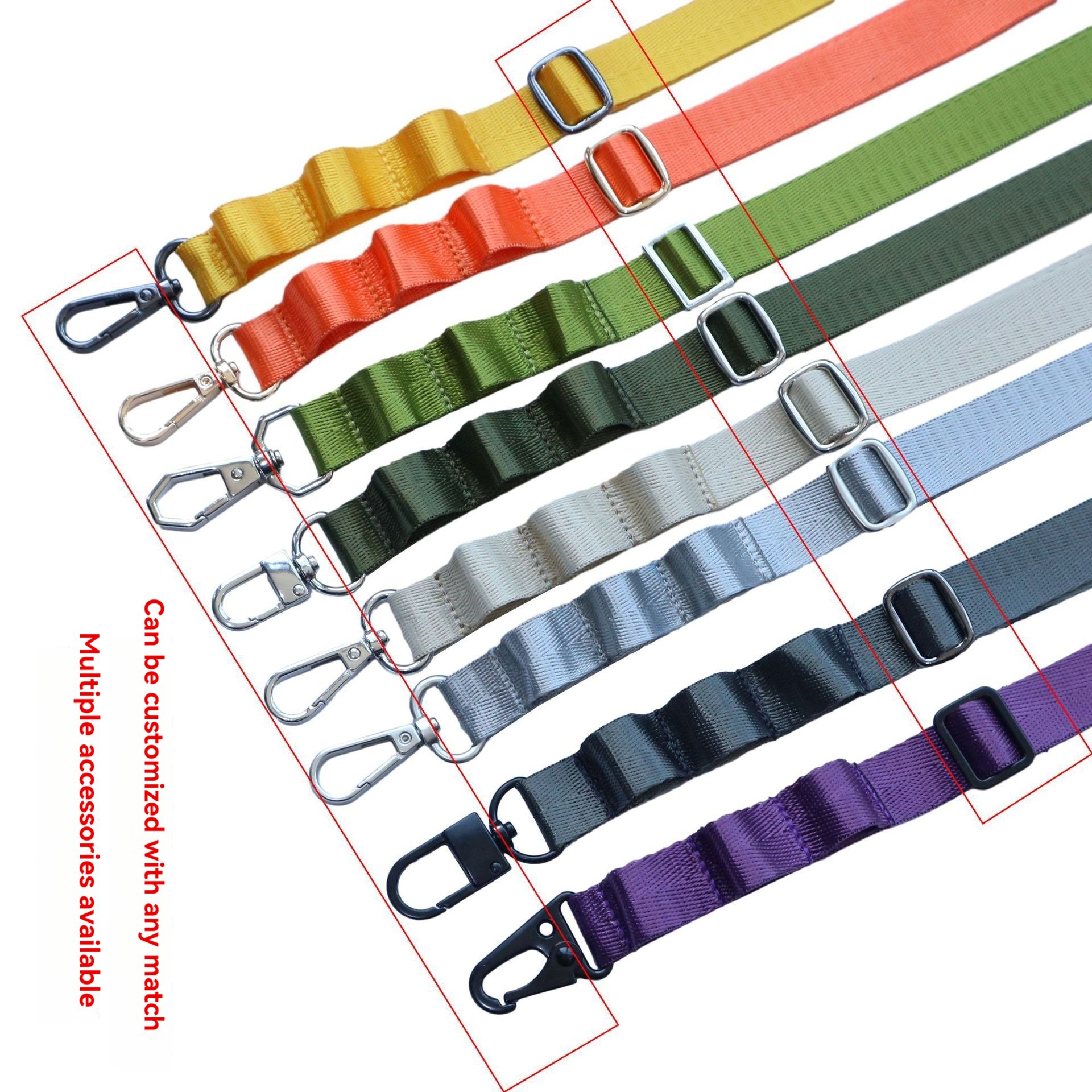 Customized Wholesale Nylon Mobile Phone Strap Cell phone Rope