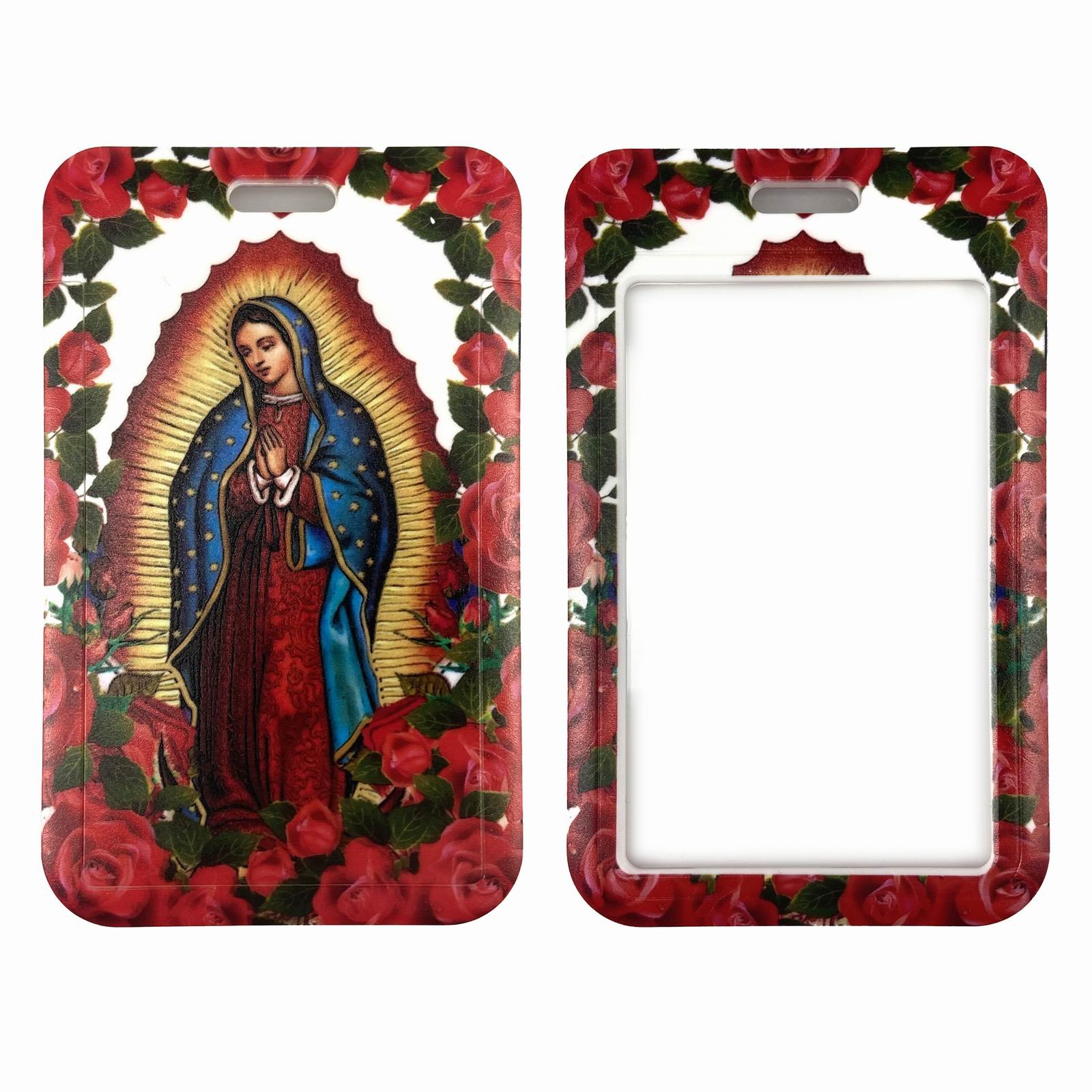 Our Lady of Guadalupe Mobile Phone Belt Neck Strap Lanyard Keychain USB ID Card Badge Holder for Women Catholic Religious Gifts