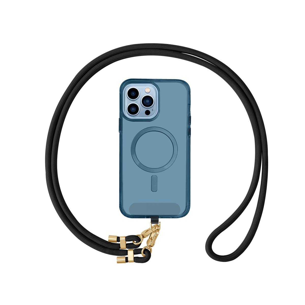 2024 Fashion Wholesale Portable Cell Phone Lanyard Polyester Strap Customized Cell Phone Case Lanyard