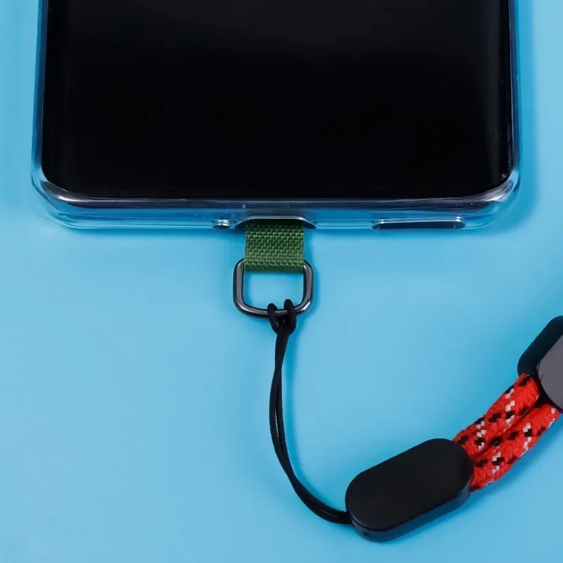 Universal Mobile Phone Anti-lost Lanyard Card Gasket Replacement Detachable Phone Hanging Cord Strap Nylon Patch Tether Pad
