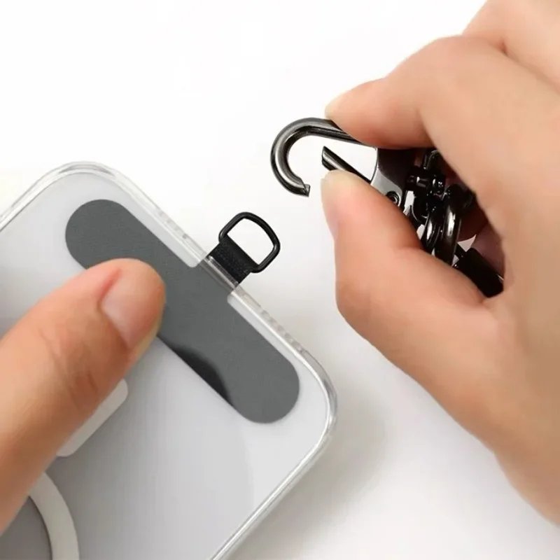 Universal Mobile Phone Anti-lost Lanyard Card Gasket Replacement Detachable Phone Hanging Cord Strap Nylon Patch Tether Pad