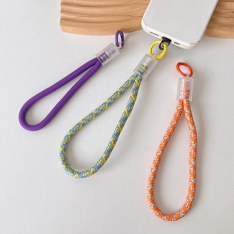 Mobile Phone Wrist Strap Short Phone Straps Men And Women Smartphone Pendant Portable Keychain Anti Loss Cellphone Cord