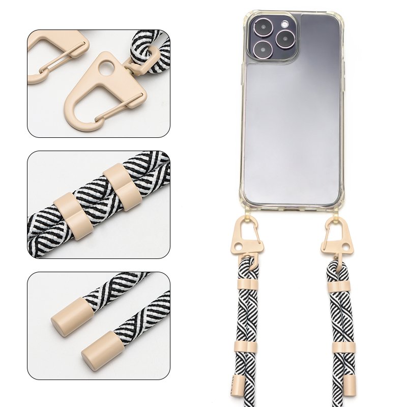 Newest Style YLDS Adjustable Crossbody Double Hooks Mobile Phone Strap Cell Phone Strap Holder Phone Lanyard