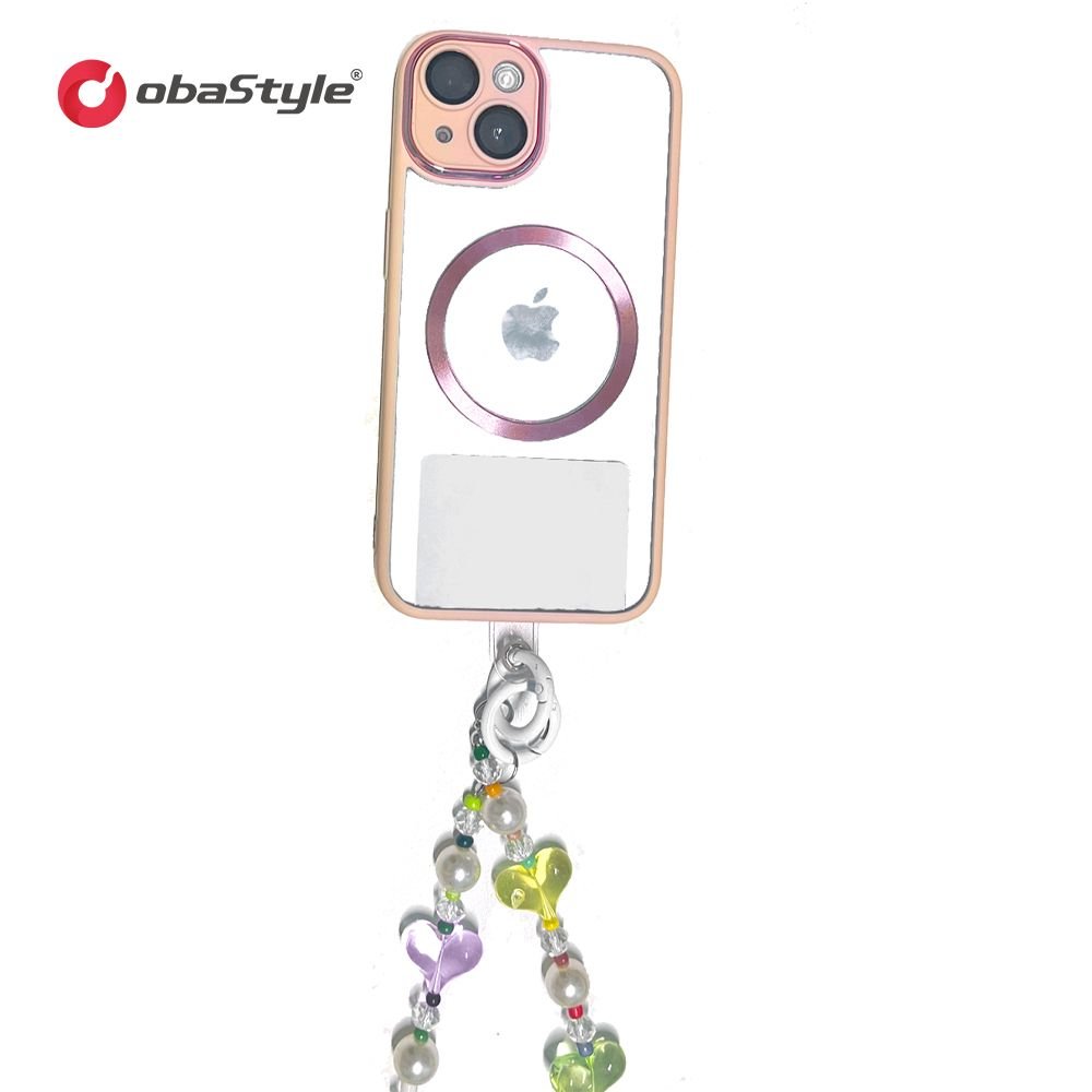 EU spot stock Cute Colorful Bead Cell Mobile Phone Strap Chain Case Charm Holder Lanyard Bracelet Keychain