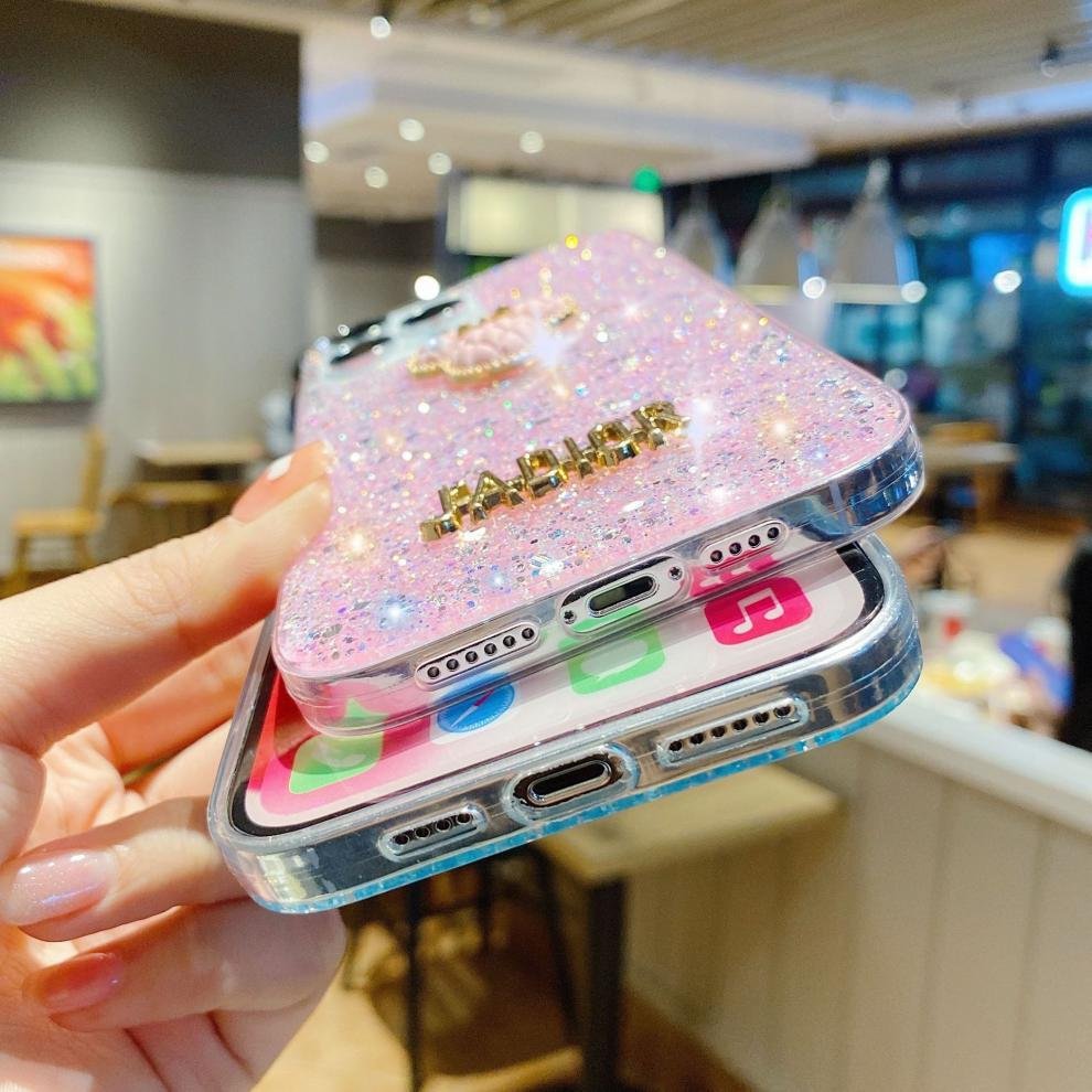 Luxury Mickey Glitter TPU Mobile Phone Case For iPhone 16 15 14 13 12 11 Pro max clear Silicone bling Shockproof Back Cover new