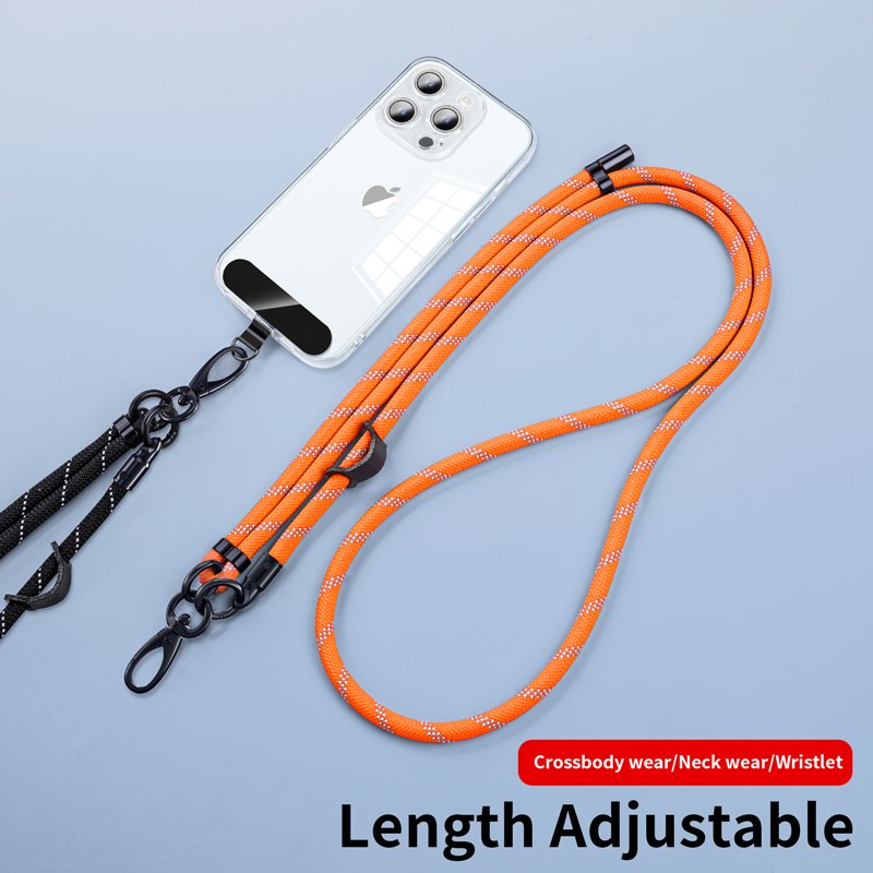 Cell Phone Rope Strap Accessories Universal Mobile Phone Lanyard Crossbody Necklace Strap Patch Tether Adjustable length