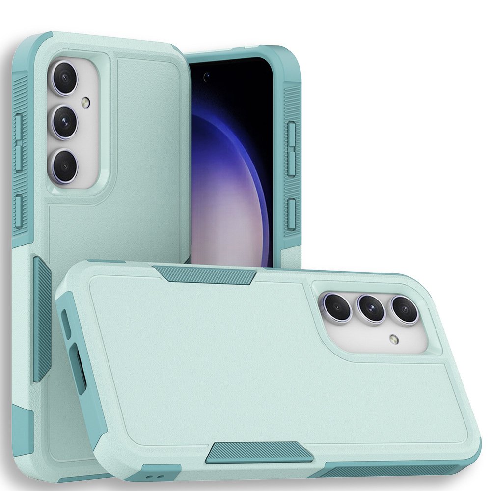 Fashion Anti Fall PC silicone Mobile Phone Case For Samsung Galaxy S25 S24 S23 S22 S21 ultra 2 in 1 armor Shockproof Back Cover