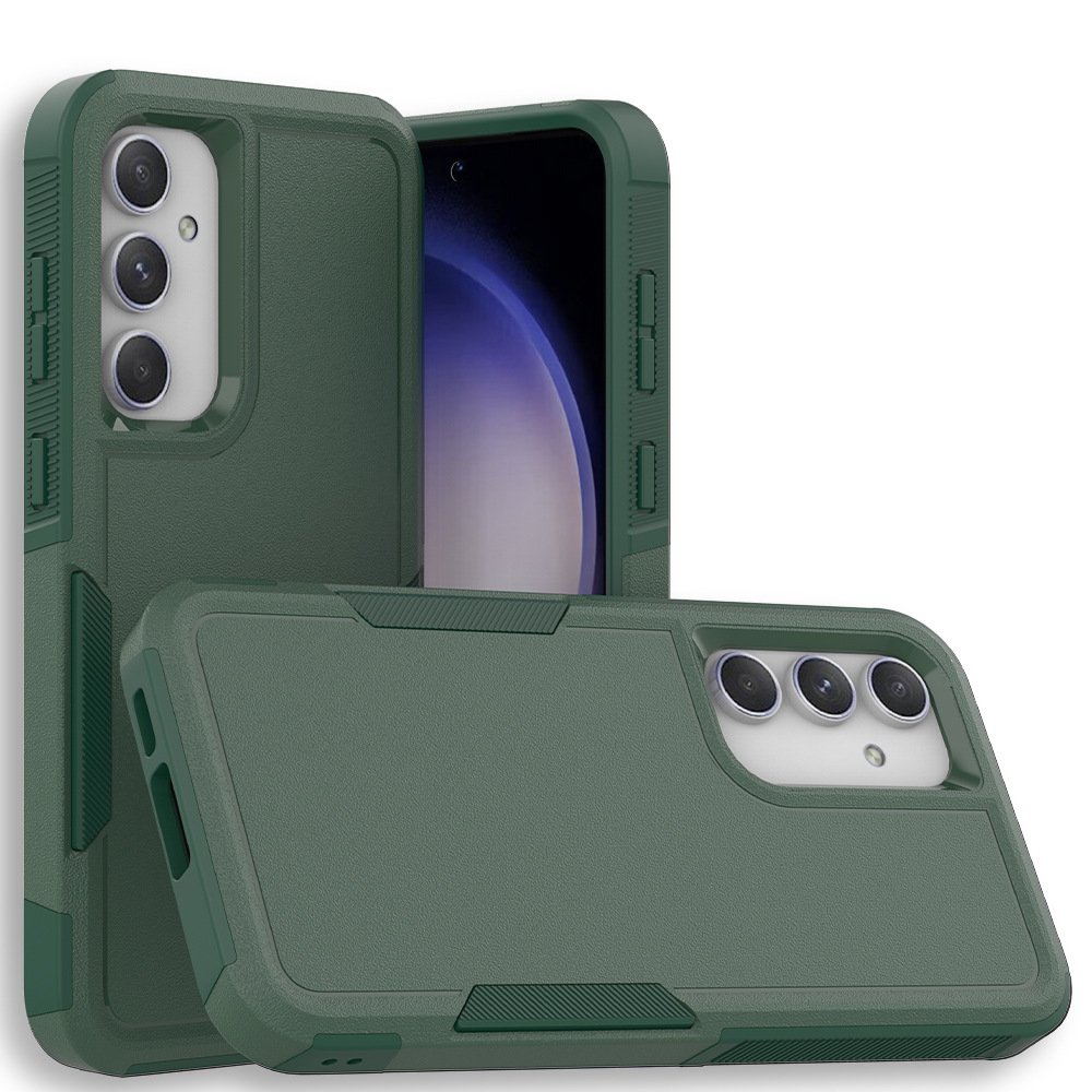 Fashion Anti Fall PC silicone Mobile Phone Case For Samsung Galaxy S25 S24 S23 S22 S21 ultra 2 in 1 armor Shockproof Back Cover