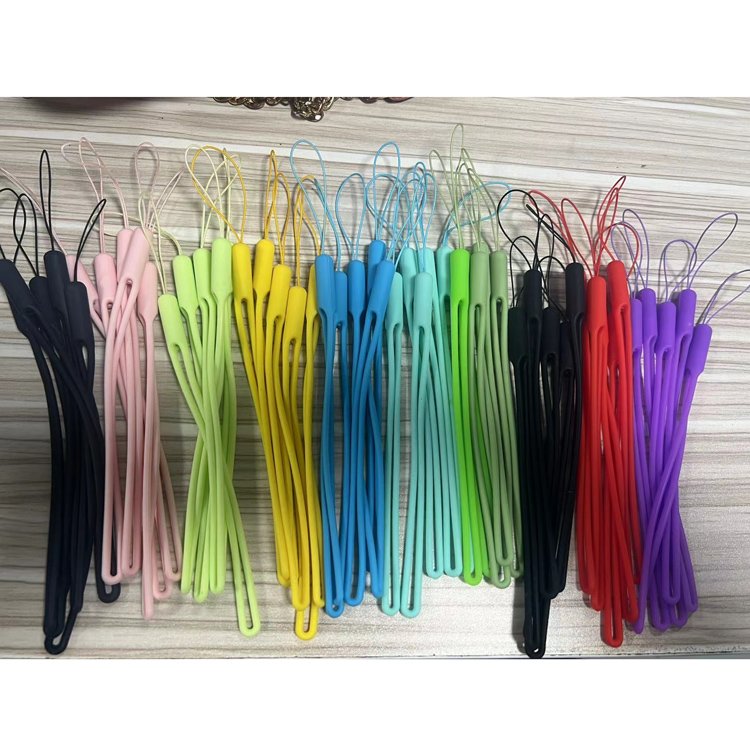 Universal Soft Silicone Cell Phone Lanyard Key Ring Holder ID Card Gym Mobile Phone Strap Camera Neck Cord Chain Hanging Rope