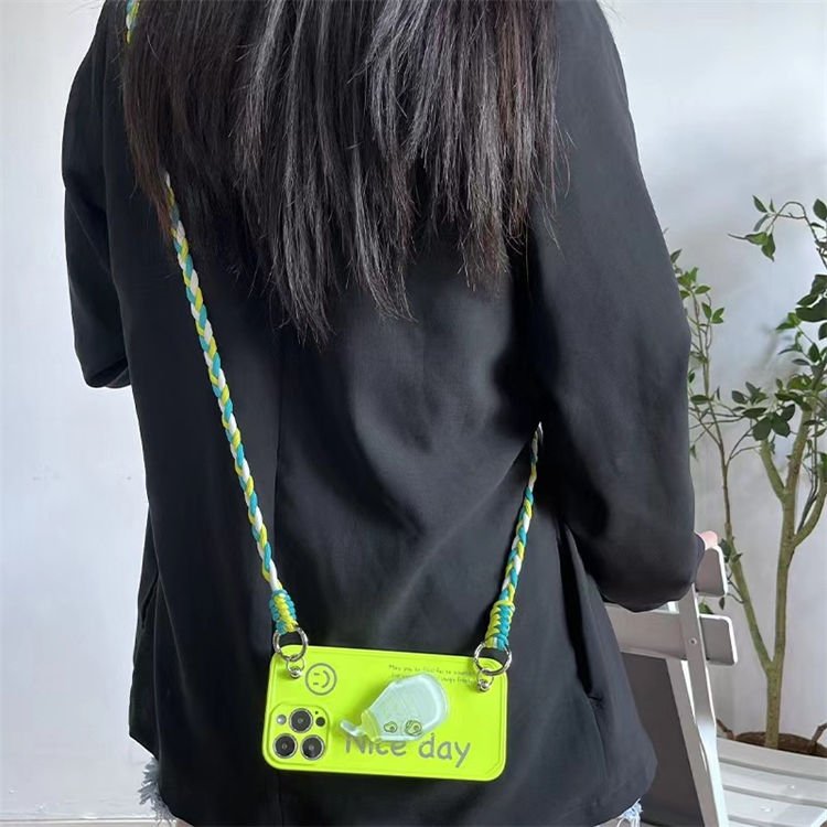Hot Selling Colorful Braided Mobile Phone Lanyard Crossbody Cell Phone Strap Anti-loss Rope Key Bag Multi-purpose Hanging Rope