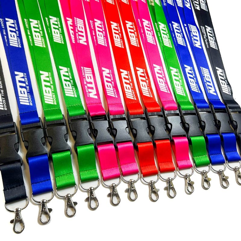 Custom Logo Neck Strap Lanyard Sling Id Badge Holders/Landyard And Pvc Name Card Polyester Lanyard Keychain
