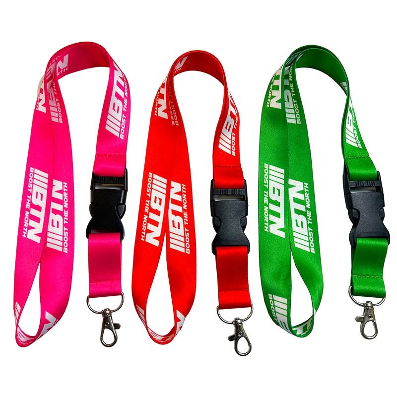 Custom Logo Neck Strap Lanyard Sling Id Badge Holders/Landyard And Pvc Name Card Polyester Lanyard Keychain