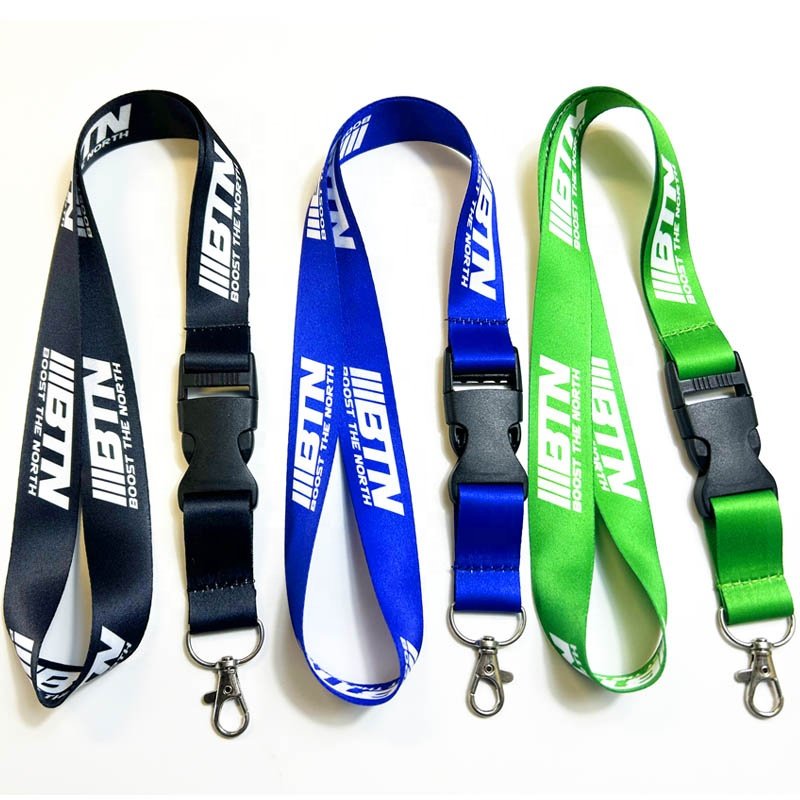 Custom Logo Neck Strap Lanyard Sling Id Badge Holders/Landyard And Pvc Name Card Polyester Lanyard Keychain