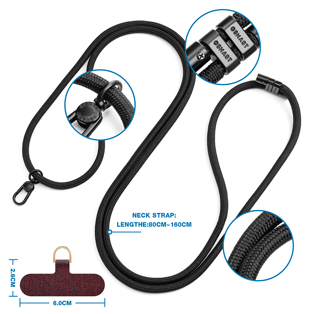 T Shape Mobile Phone Accessories Universal Necklace Crossbody Smartphone Lanyard Patch Tab Tether Cell Mobile Phone Strap