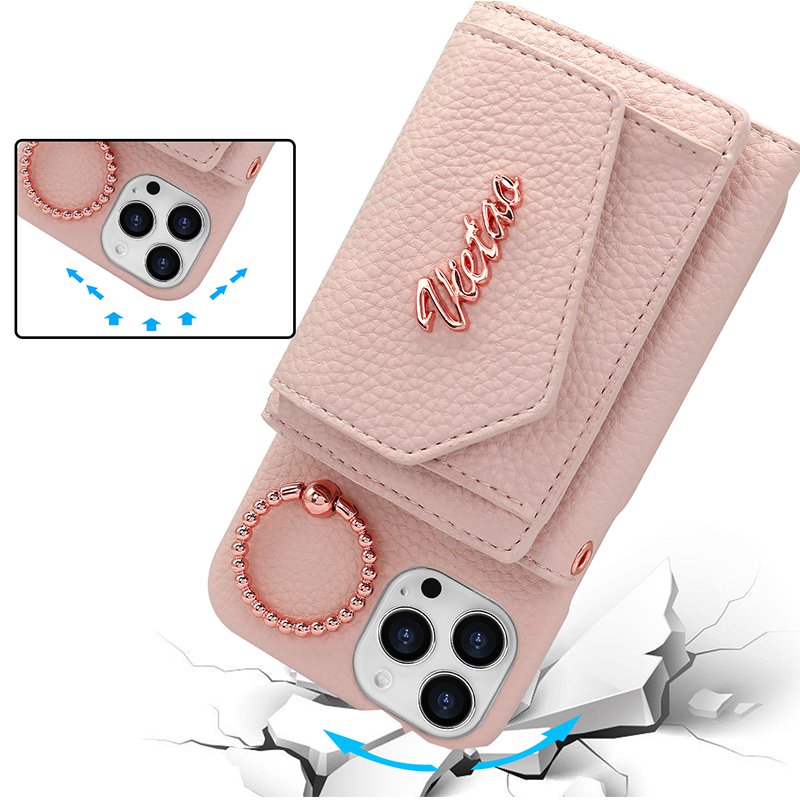 VIETAO Crossbody Wallet Bag Shockproof Phone Case For iPhone 15 Pro Max14 13 PU Leather Popular Crossbody Phone Case and Wallet