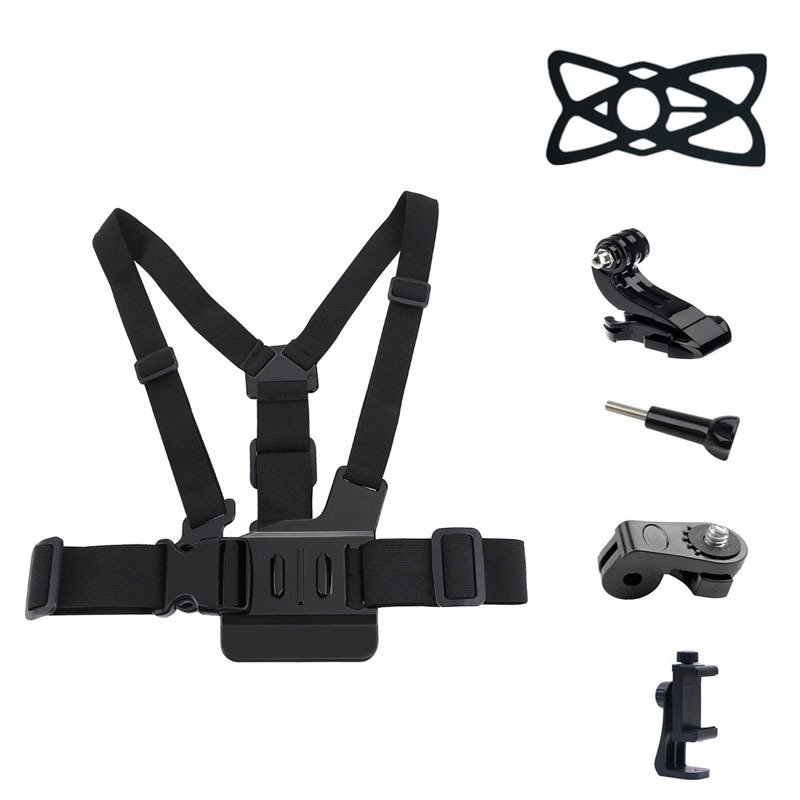 New Chest Strap Mount Phone Clip Bracket for Climbing/skiing/biking 360Degree Rotated for iPhone Huawei Samsung Go/pro Accessory