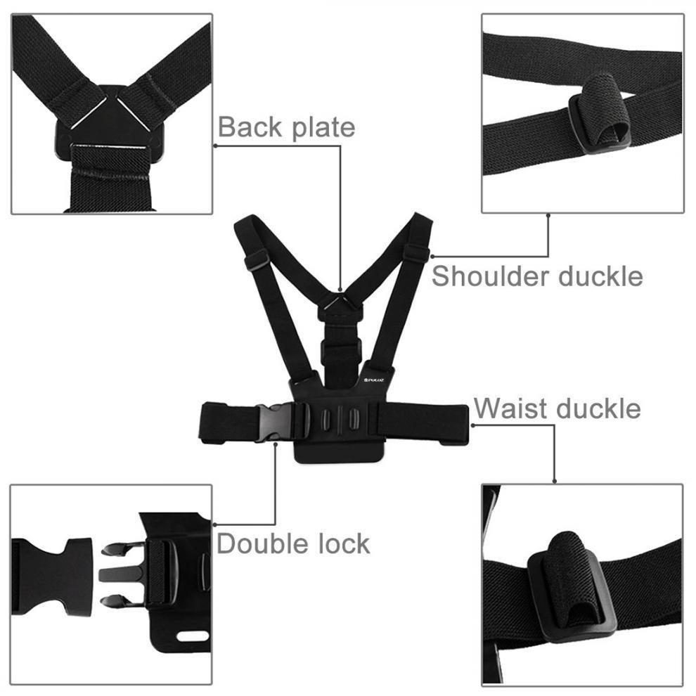 New Chest Strap Mount Phone Clip Bracket for Climbing/skiing/biking 360Degree Rotated for iPhone Huawei Samsung Go/pro Accessory
