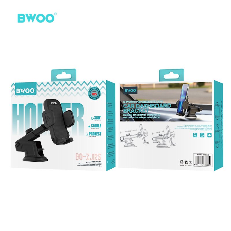 BWOO Wholesale Dashboard Cell Phone Holder For Car Plastic Material Universal Cars Mount Mobile Phone Stand Holders