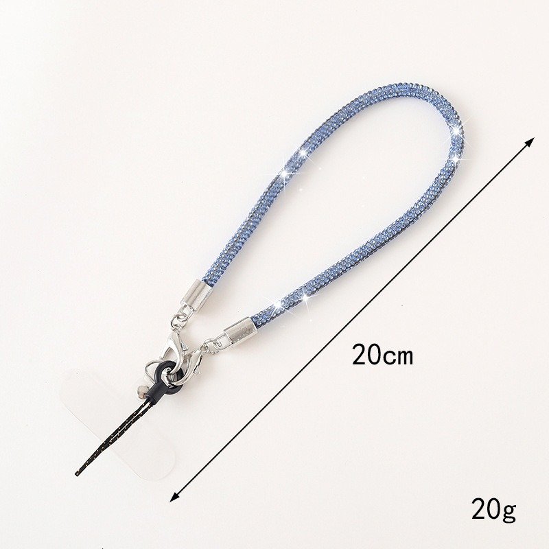 Rhinestone Phone Chain Holder Lanyards Crystals Telephone Wrist Strap Phone Case Chain Mobile Phone Chain Cellphone Strap