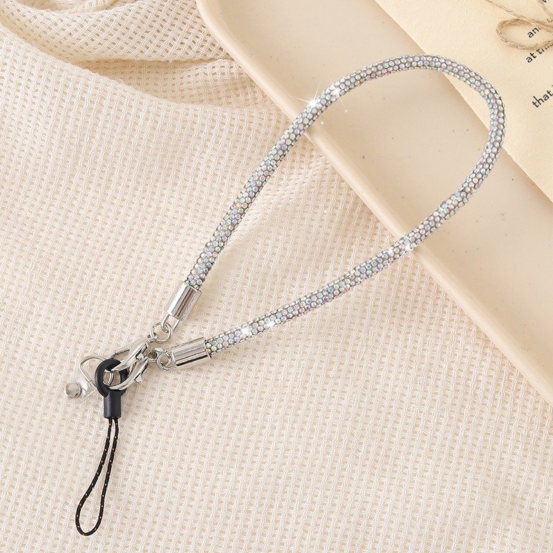 Rhinestone Phone Chain Holder Lanyards Crystals Telephone Wrist Strap Phone Case Chain Mobile Phone Chain Cellphone Strap