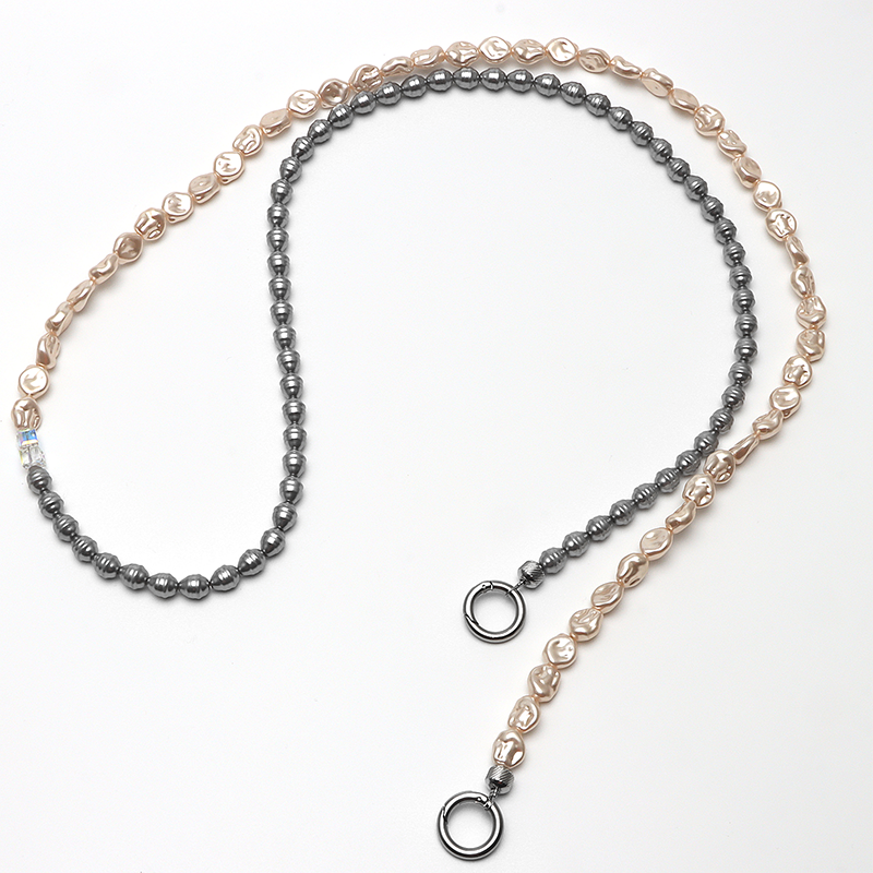 Anti lost Mobile Phone Chain pearl beads lanyard for cell phone
