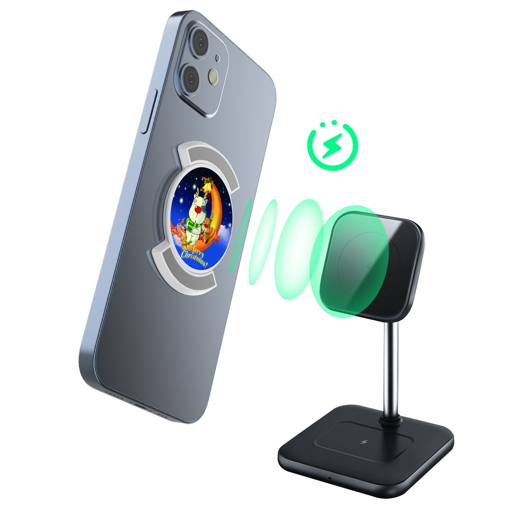 Upgraded Collapsible Ohsnap Phone Grip Finger Ring Holder Support Wireless Charging for iPhone 15 Pro Max