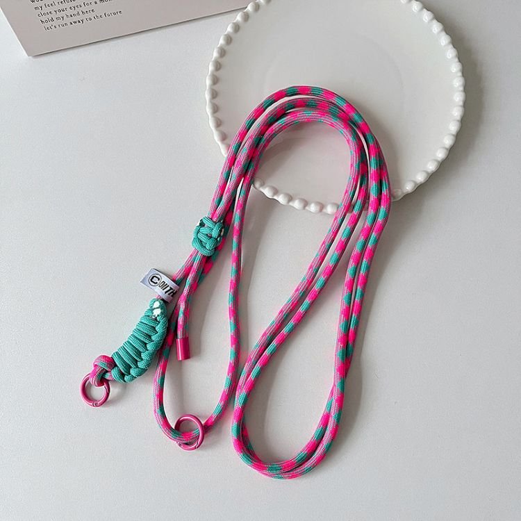 Best Selling handwoven nylon mobile Wrist Strap Charm universal phone Case Lanyard adjustable rope anti-loss