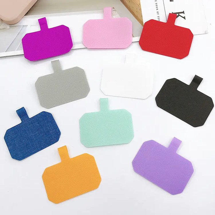 High Quality Mobile phone accessories lanyard patch pad for iphone 16 15 14 colorful tabs chain phone cord
