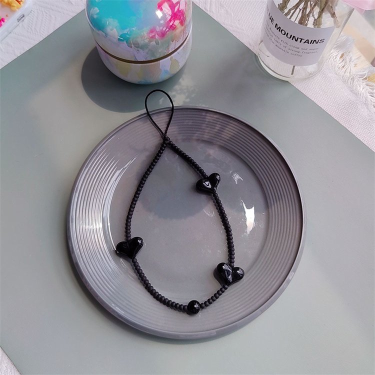 KKBEAD star Jennie has the same hand-beaded portable pendant for men and women's universal rope mobile phone pendant