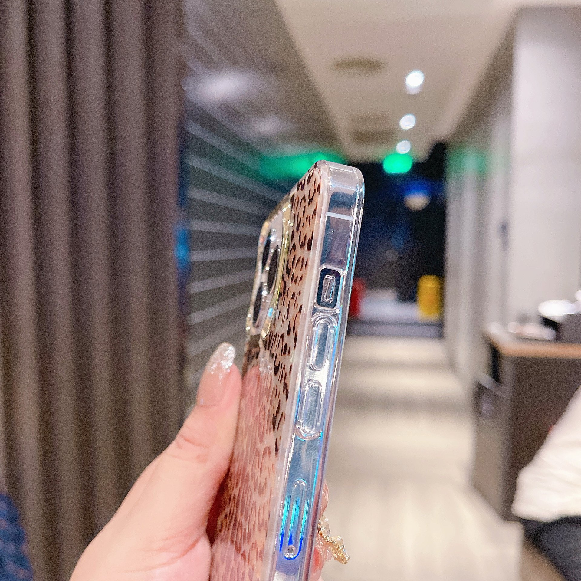 New Double sided IMD plating color shell print leopard print fish scale Phone Case For iPhone 15 14 Pro Max 13 12 Pro 11 Xsmax