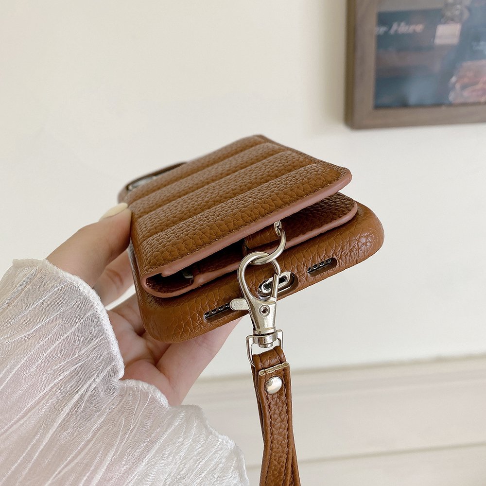 2024 Fashion Leather Wallet Card Slot Stand Holder Mobile Cell Phone Case cover For Honor Magic 6 5 Pro with Hand Strap