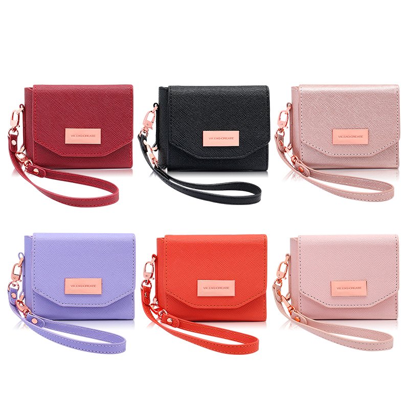 VIETAO Fashion Design Leather Wallet Mobile Phone Case Girls Pu Leather Wallet Luxury for Galaxy Flip 6 5 4 for Samsung in Stock
