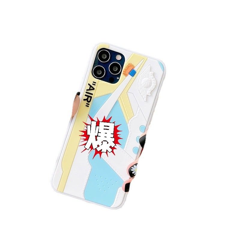 Shenzhen phone caes factory vendor 3D sneaker big brand sports phone case for iphone15 14 13 pro