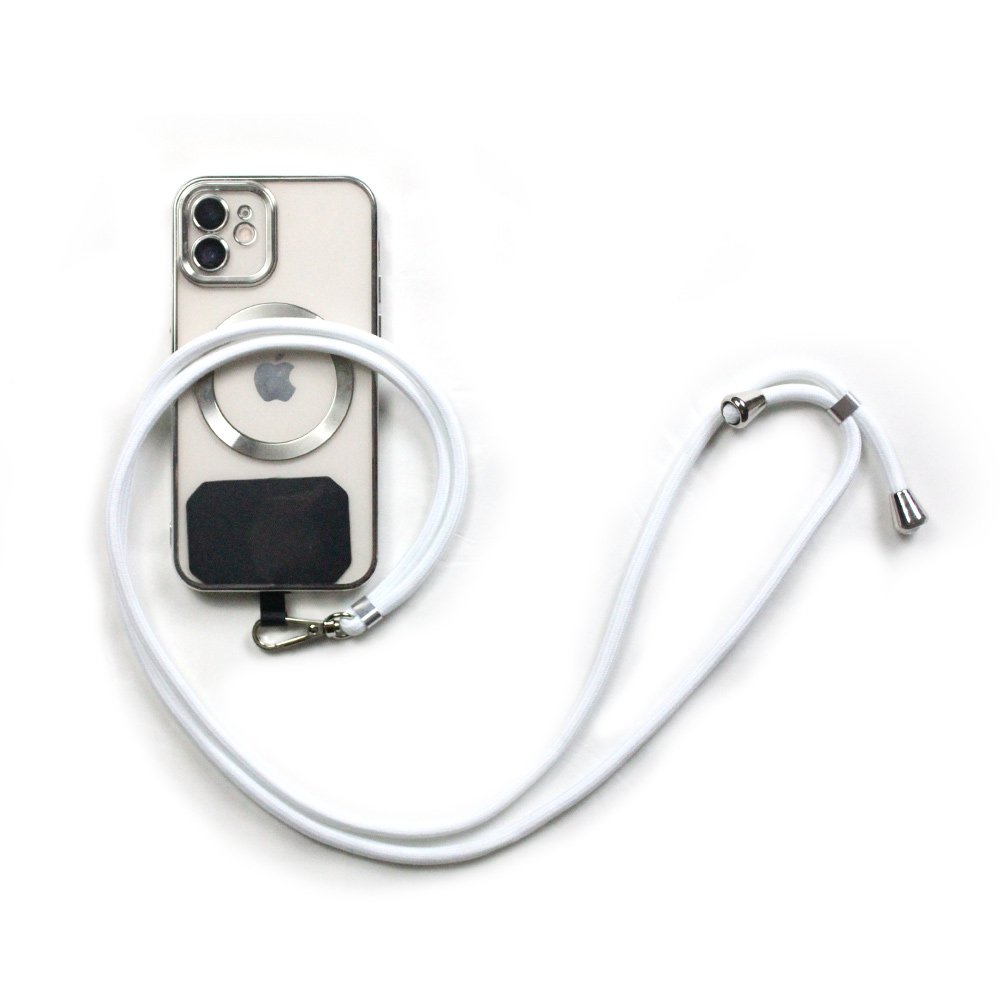 Custom Logo Universal Nylon Patch Soft Rope Mobile Phone Strap Lanyard Cell Phone Hanging Cord Holder Mobile Phone Accessories