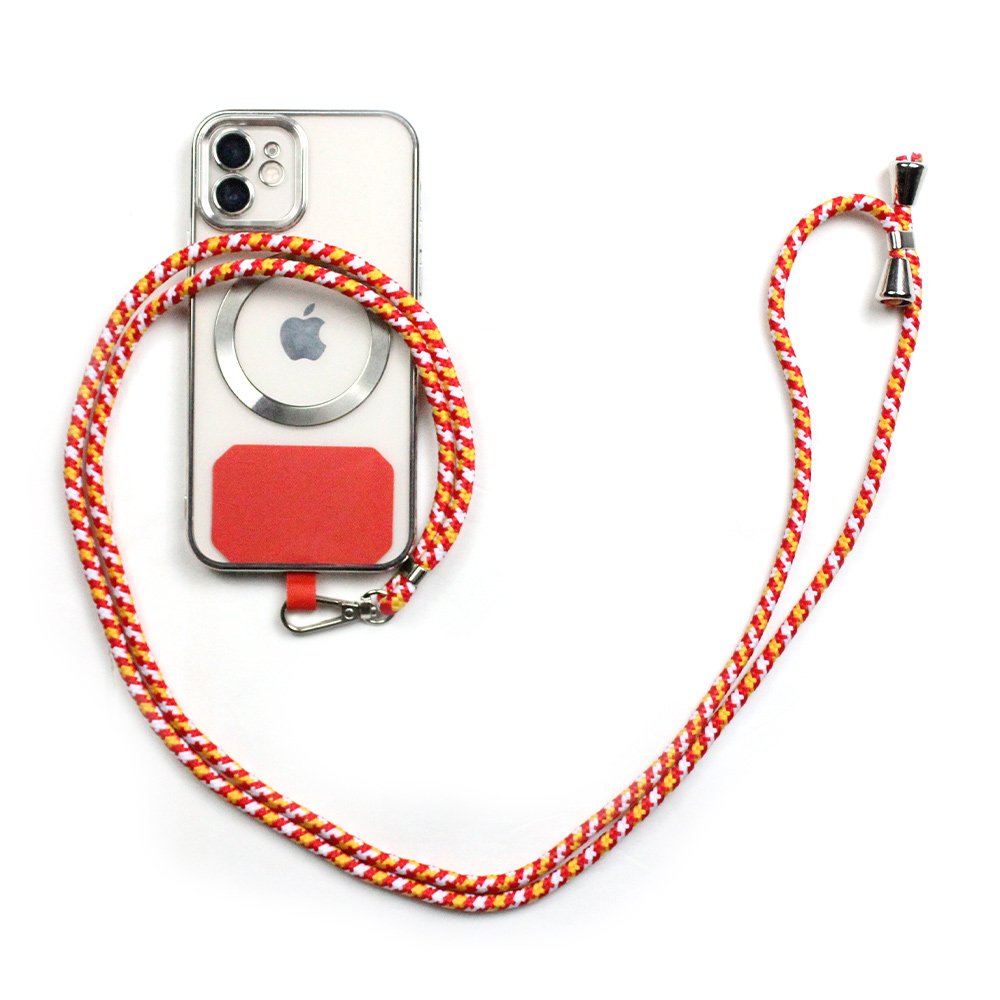 Custom Logo Universal Nylon Patch Soft Rope Mobile Phone Strap Lanyard Cell Phone Hanging Cord Holder Mobile Phone Accessories