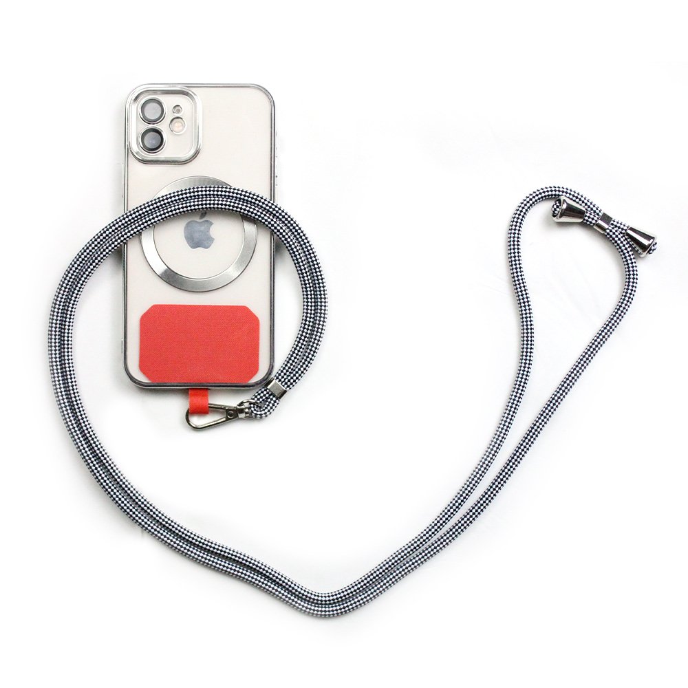 Custom Logo Universal Nylon Patch Soft Rope Mobile Phone Strap Lanyard Cell Phone Hanging Cord Holder Mobile Phone Accessories