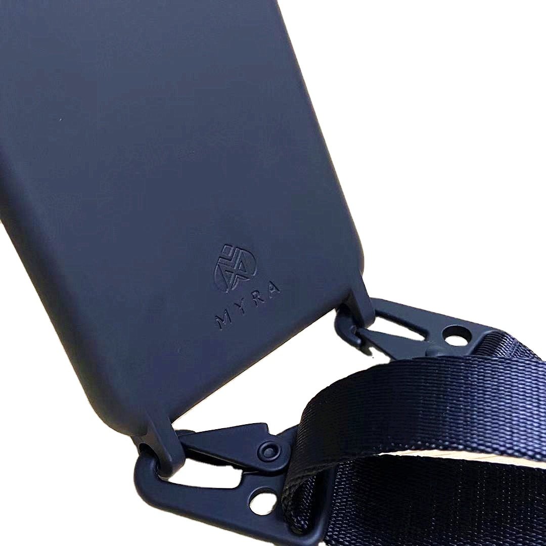 Hot sale Mobile phones Silicone Case Necklace Lanyard Crossbody Neck Strap/Cord/Rope Phone Case For phone 12/11/8