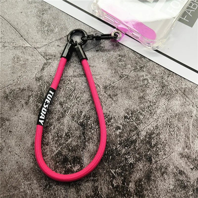 Keychain Colour Lanyard Strap for Phone Accessories Bracelet Telephone Chain Metal Lobster Clasp Key Lanyard Bag Car Keys Rope