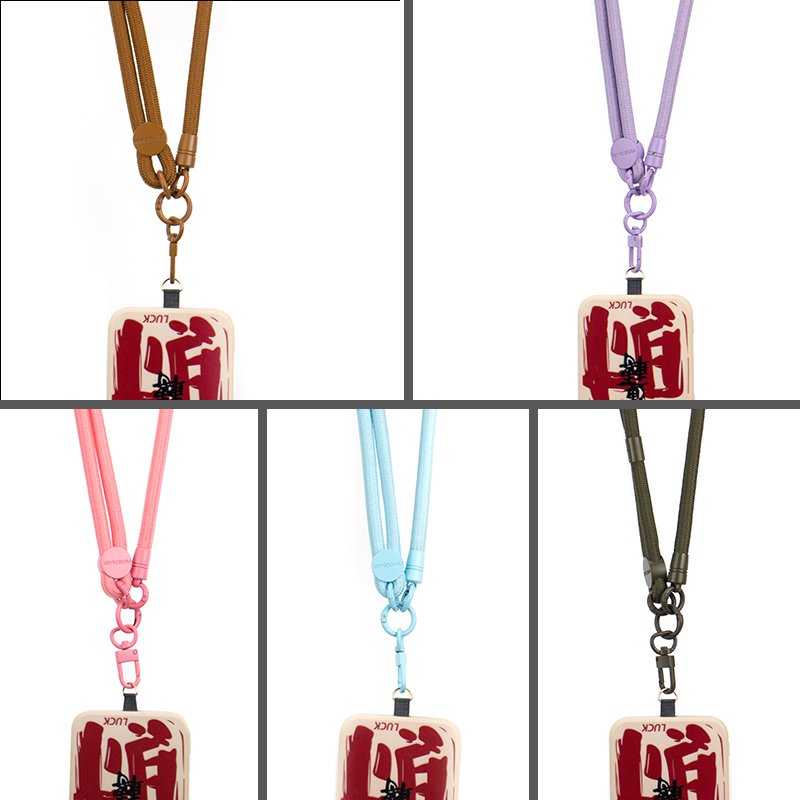 Multi-functional Phone Strap Universal Cross body Polyester Rope with Tether Tab Adjustable Mobile Phone Straps Necklace Lanyard