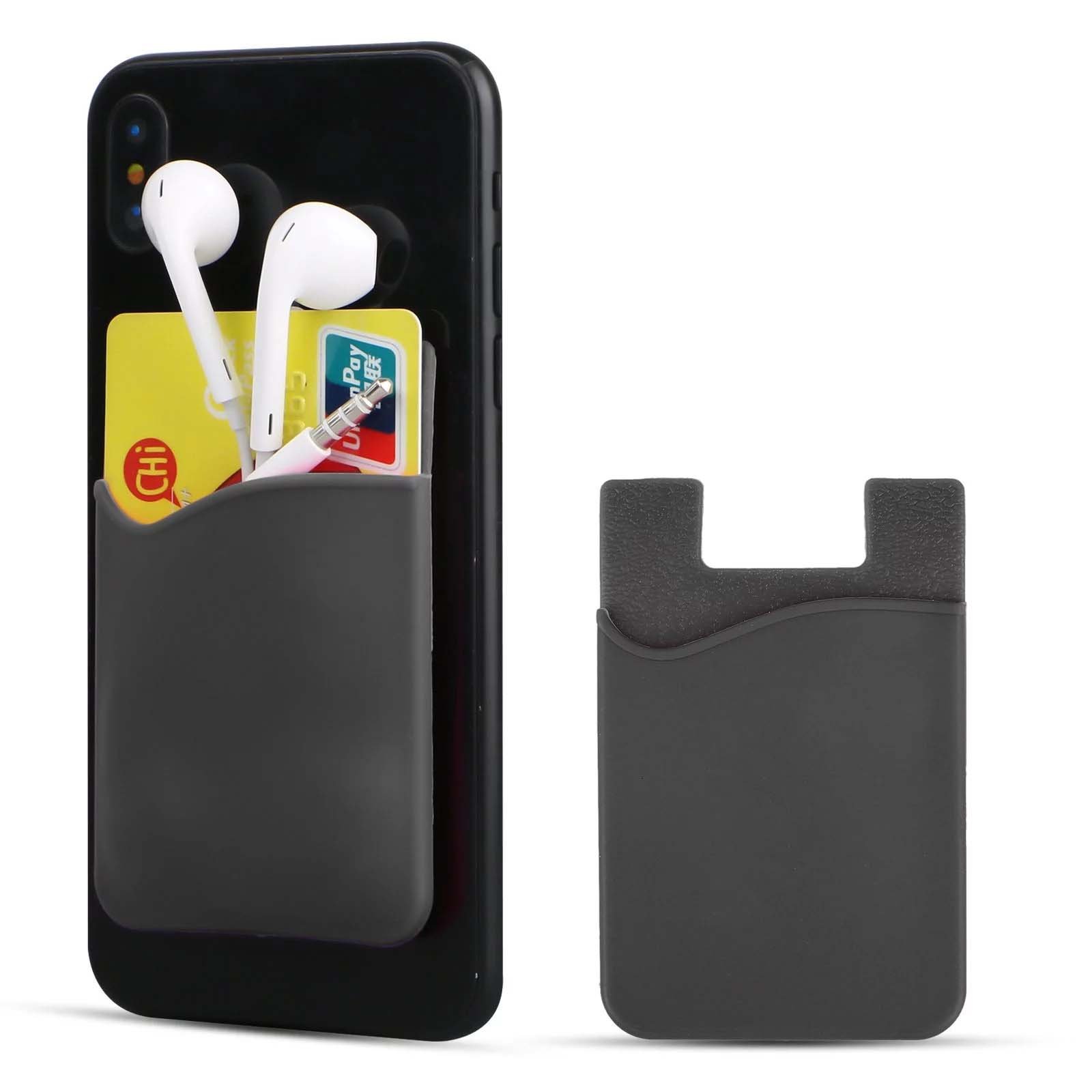 Factory Customized LOGO Stretch Elastic Mobile Phone Sticker Credit Card Wallet Phone Holder