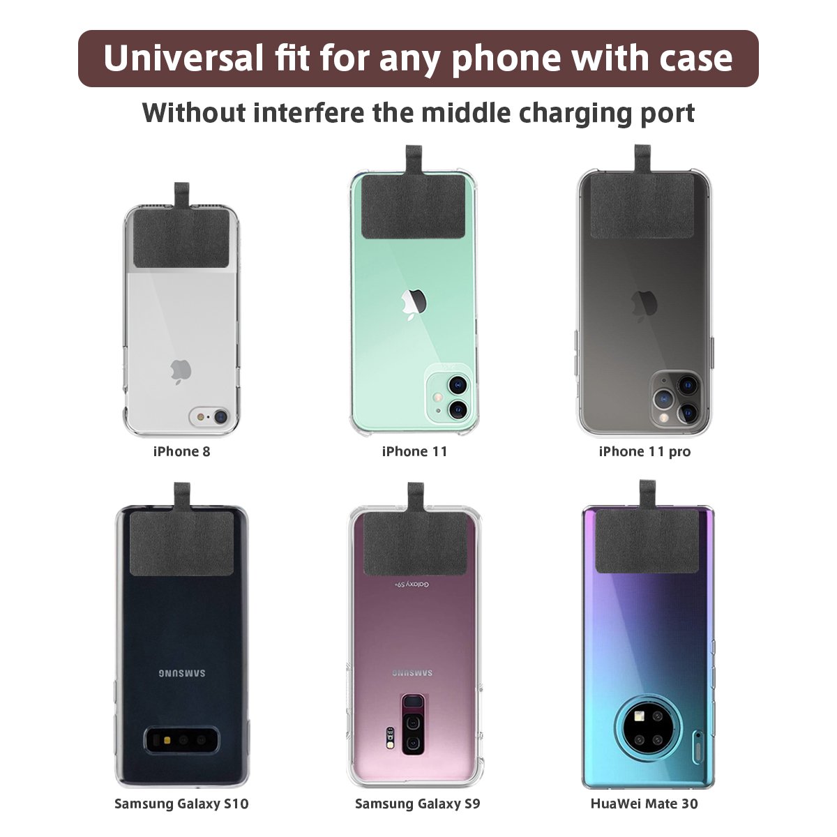 Wholesale Fashion Universal Phone Card Type Strap Mobile Phone lanyard crossbody phone strap