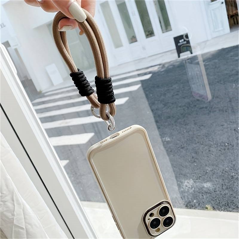 Universal Phone Lanyard Hanging Decoration Can Be Carried Twist Rope Anti-loss Pendant Fashion Strong Wrist Short Straps Band